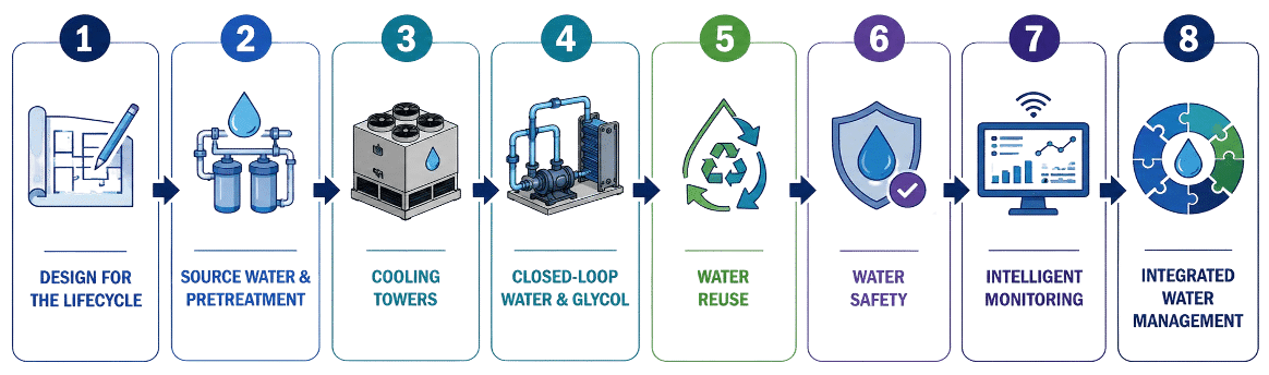 data center cooling 8 pillars